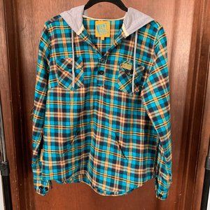 Bent Paddle Brewing Flannel Hoodie